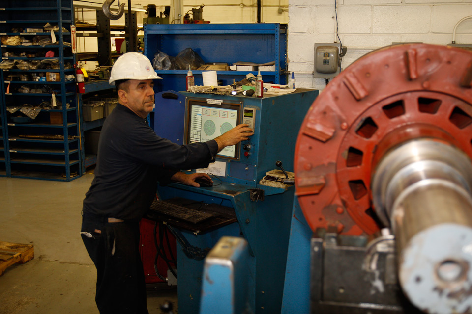 45 electric motor dynamic balancing