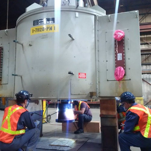 Nuclear vertical pump coupling removal