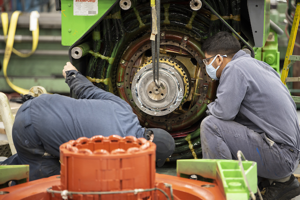 generator shaft repair