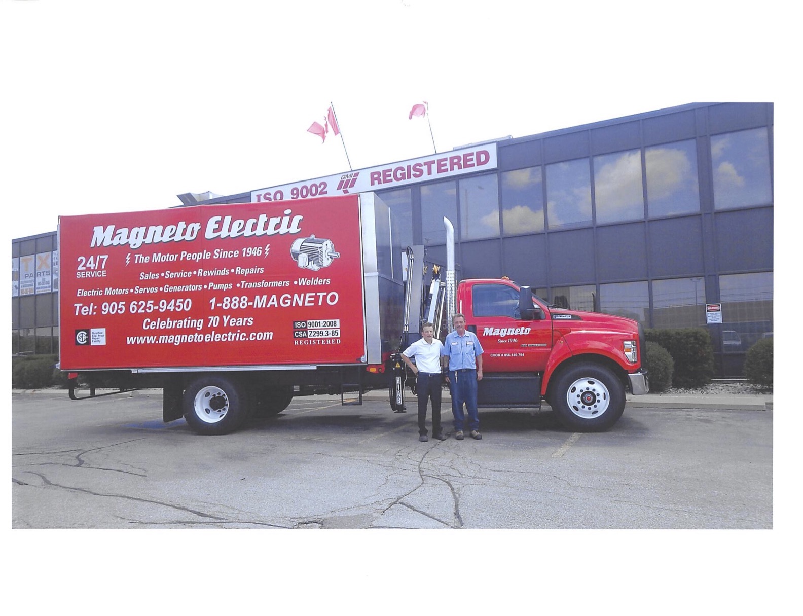 Magneto Electric delivery truck